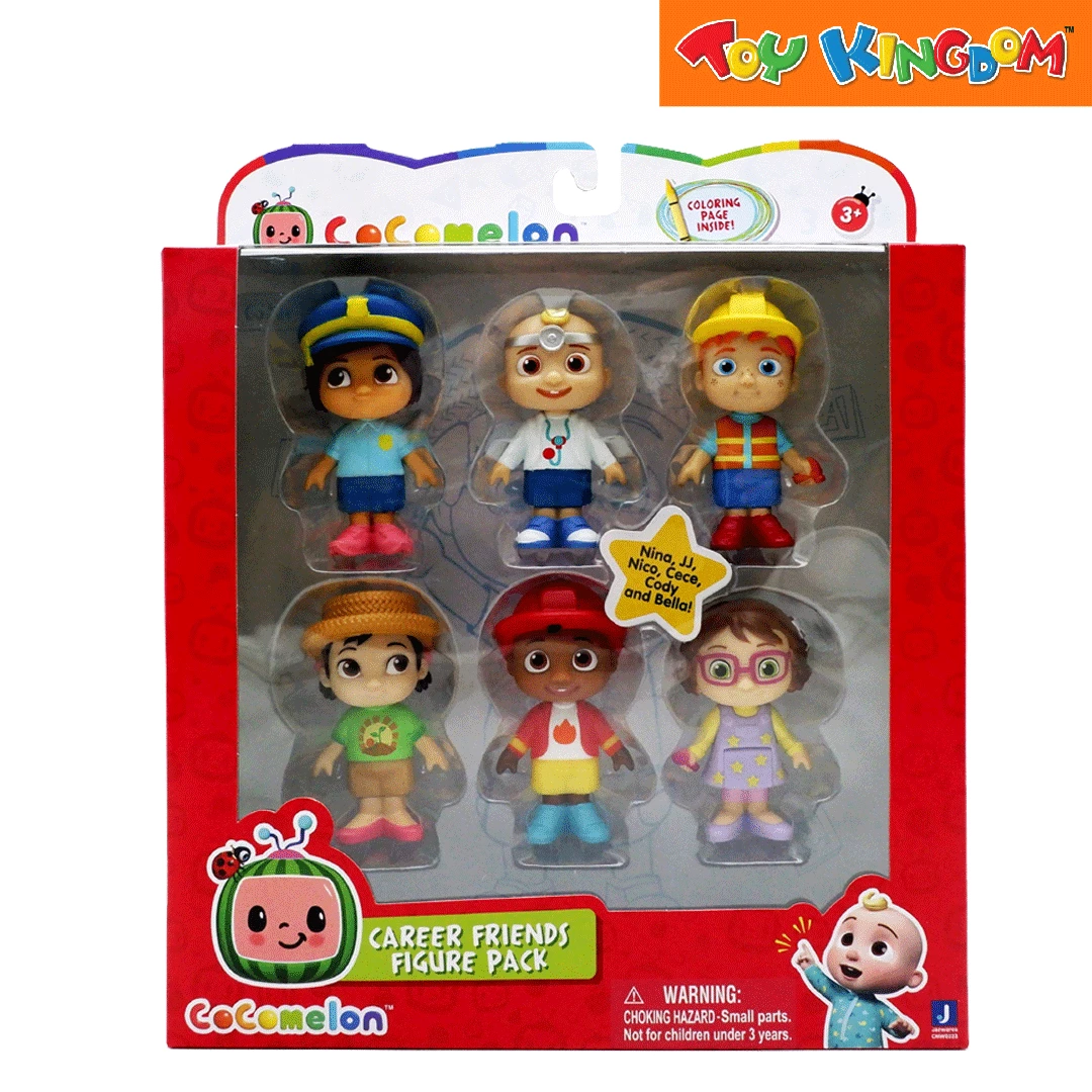 Cocomelon Career Friends 6 Figures Playset 1 Cocomelon Career Friends 6 Figures Playset