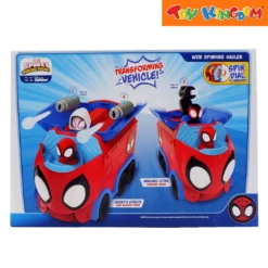 Disney Jr. Marvel Spidey And His Amazing Friends Web Spinning Hauler Vehicle 7 Disney Jr. Marvel Spidey And His Amazing Friends Web Spinning Hauler Vehicle -Toy Haven Shop TK 39080792 Marvel Spidey and His Amazing Friends Web Spinning Hauler Vehicle BACK