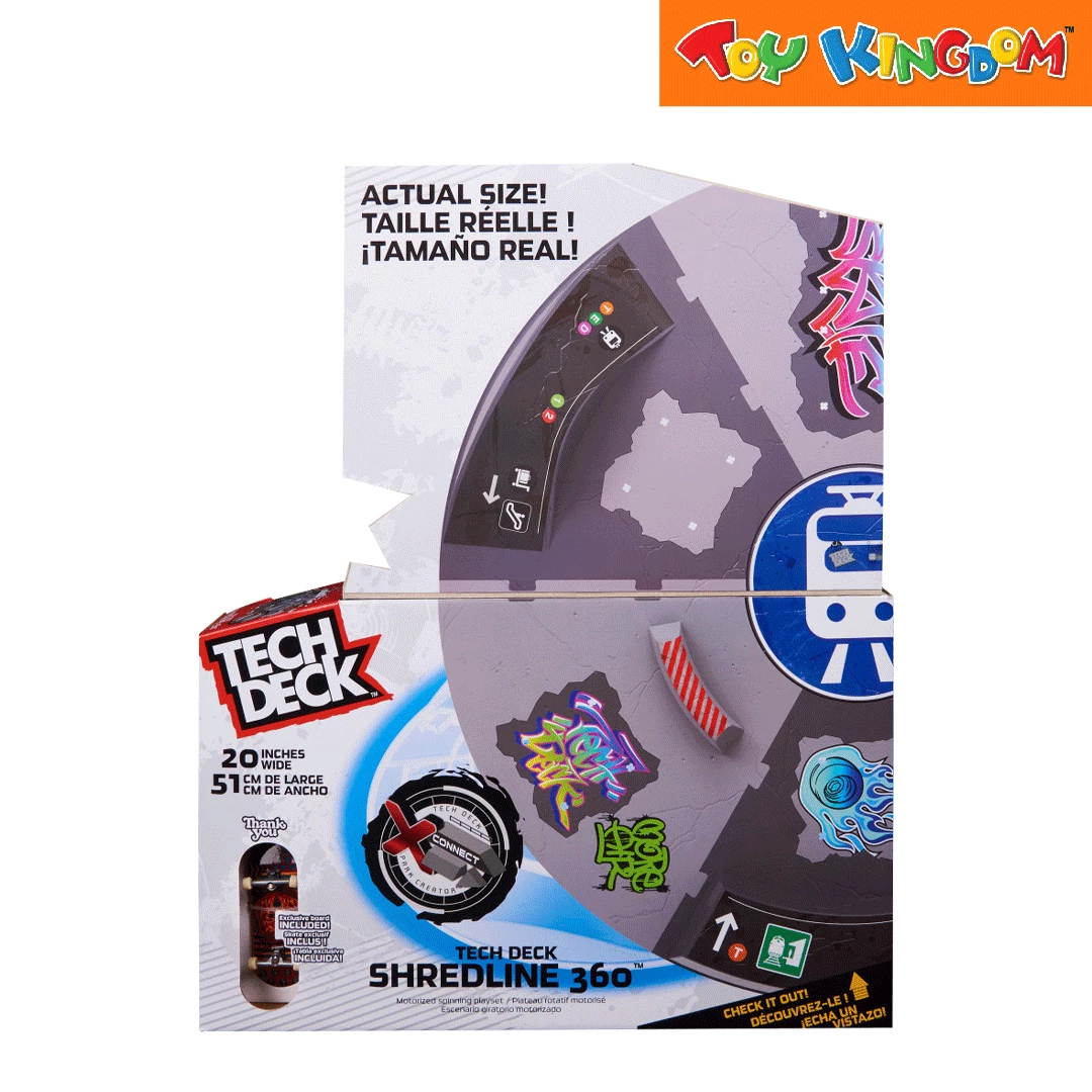 Tech Deck Shredline 360 Turntable Motorized Fingerboard Ramp 3 Tech Deck Shredline 360 Turntable Motorized Fingerboard Ramp - Image 3