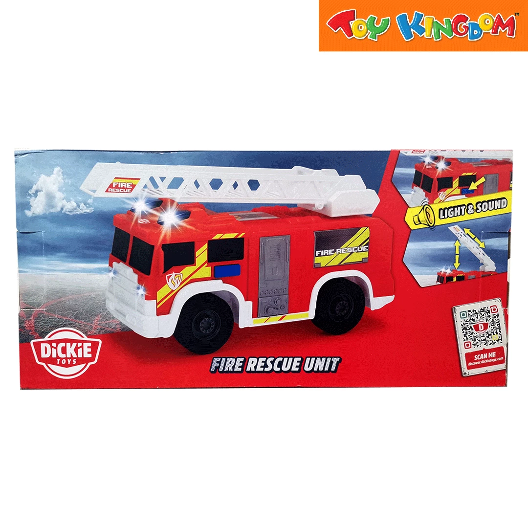 Dickie Toys Fire Rescue Unit 30 Cm Vehicle 2 Dickie Toys Fire Rescue Unit 30 Cm Vehicle - Image 2