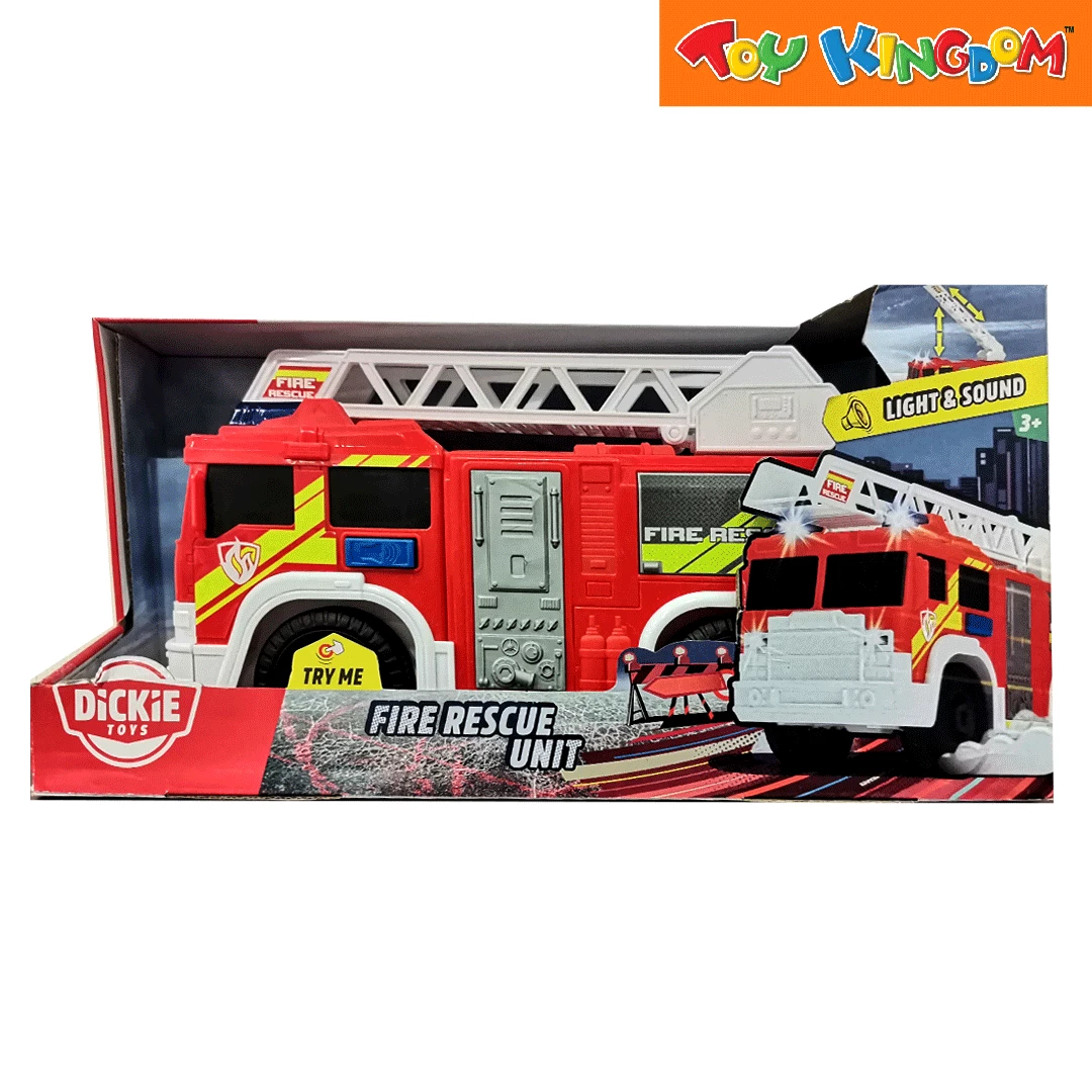 Dickie Toys Fire Rescue Unit 30 Cm Vehicle 1 Dickie Toys Fire Rescue Unit 30 Cm Vehicle