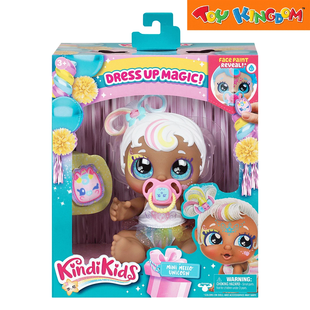 Kindi Kids Series 7 Dress Up Magic Mini Mello Unicorn Doll 1 Kindi Kids Series 7 Dress Up Magic Mini Mello Unicorn Doll