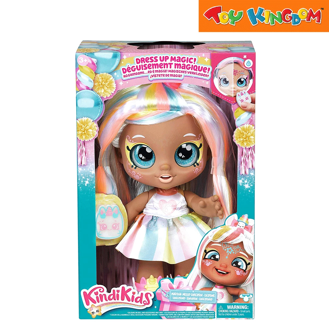 Kindi Kids Series 7 Dress Up Magic Marsha Mello Unicorn Doll 1 Kindi Kids Series 7 Dress Up Magic Marsha Mello Unicorn Doll
