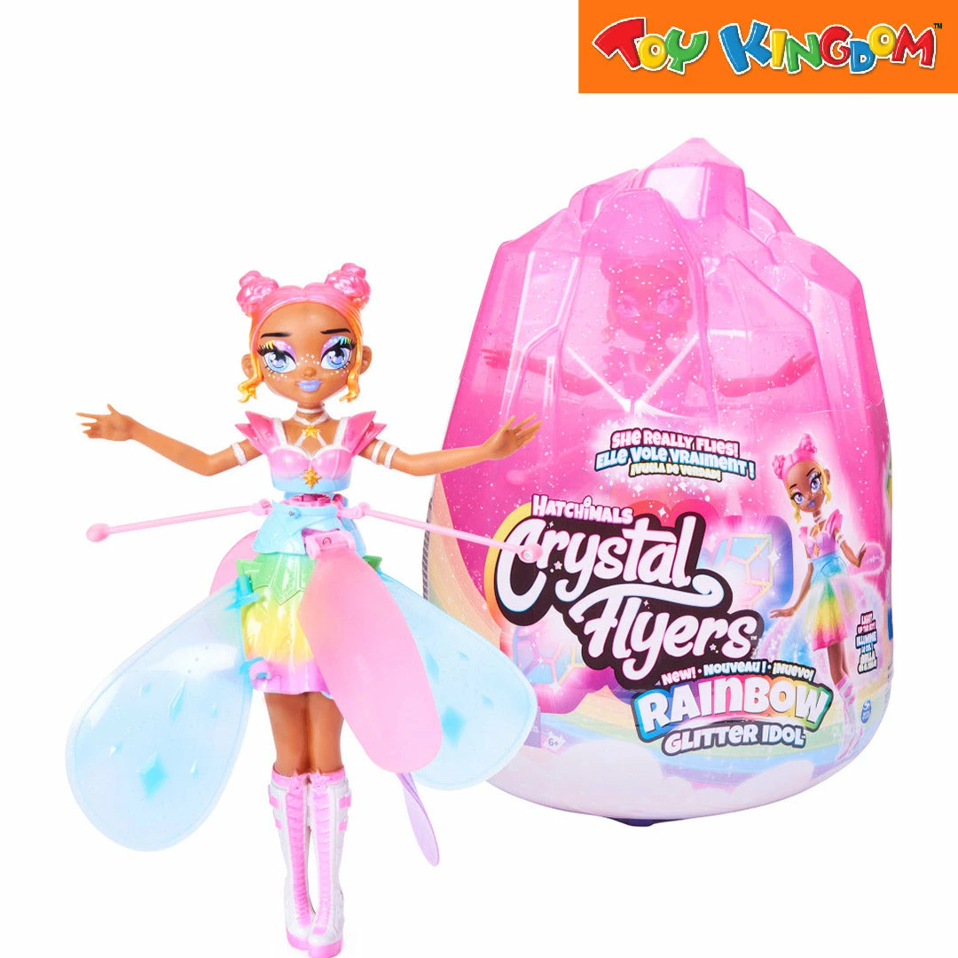 Hatchimals Crystal Flyers Rainbow Glitter Idol Flying Doll 3 Hatchimals Crystal Flyers Rainbow Glitter Idol Flying Doll - Image 3