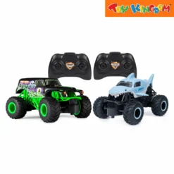 Monster Jam Racing Rivals Grave Digger Vs. Megalodon Remote Control Monster Truck -Toy Haven Shop TK 39082787 7SMI 66810 MAIN 2