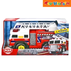 Dickie Toys Fire Rescue Unit 30 Cm Lights And Sounds Vehicle