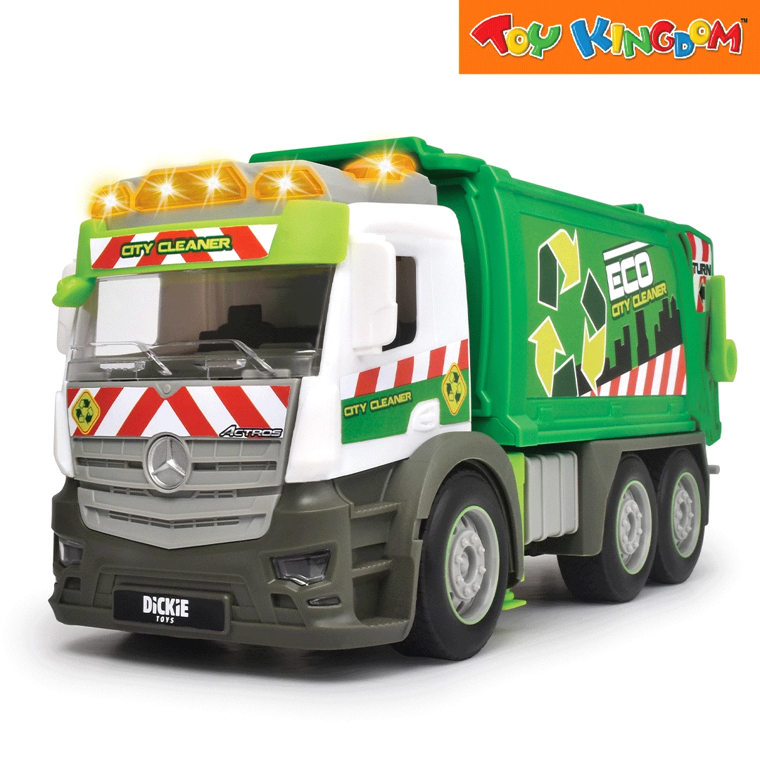 Dickie Toys Lights And Sounds Garbage Truck 2 Dickie Toys Lights And Sounds Garbage Truck - Image 2