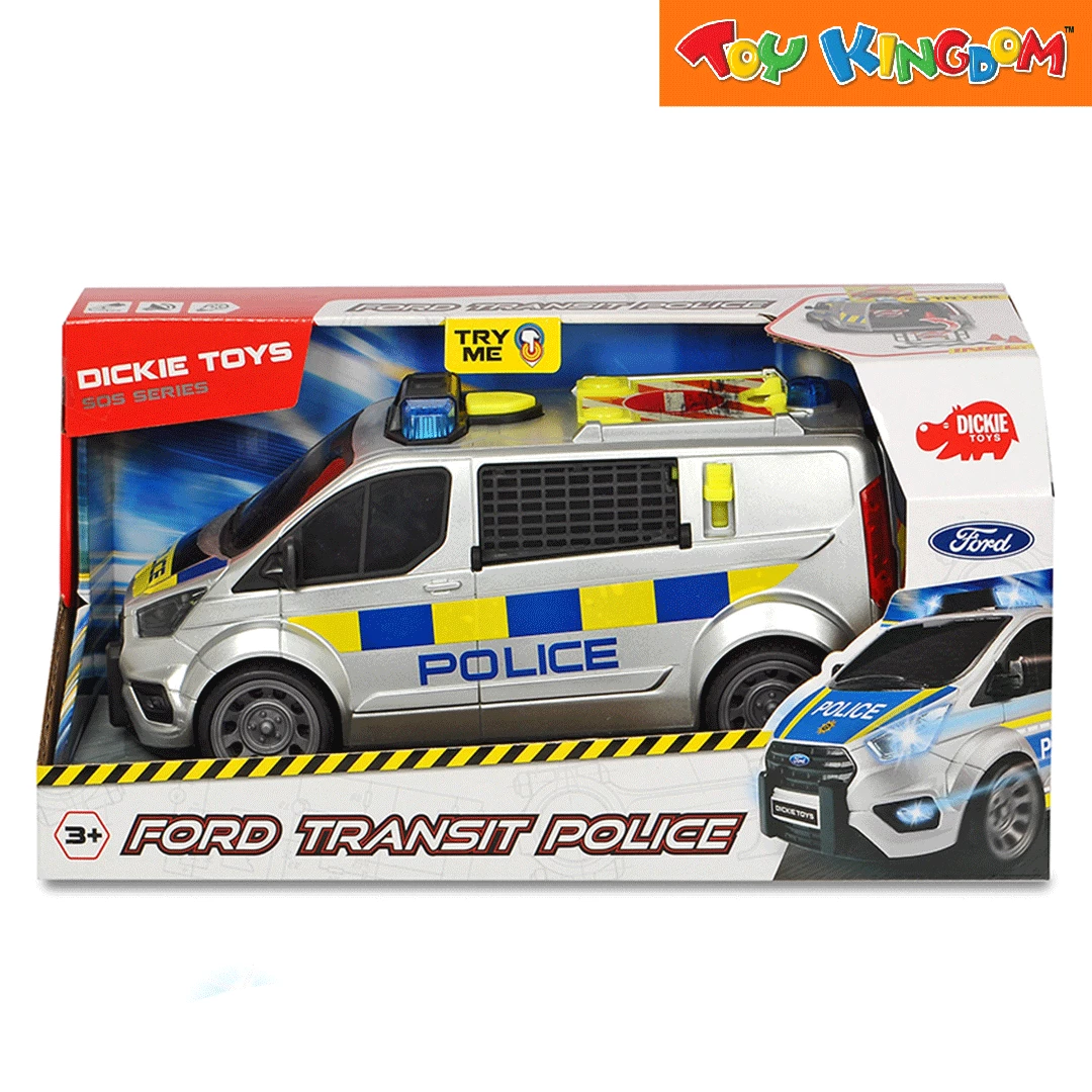 Dickie Toys Ford Transit Police Vehicle 1 Dickie Toys Ford Transit Police Vehicle