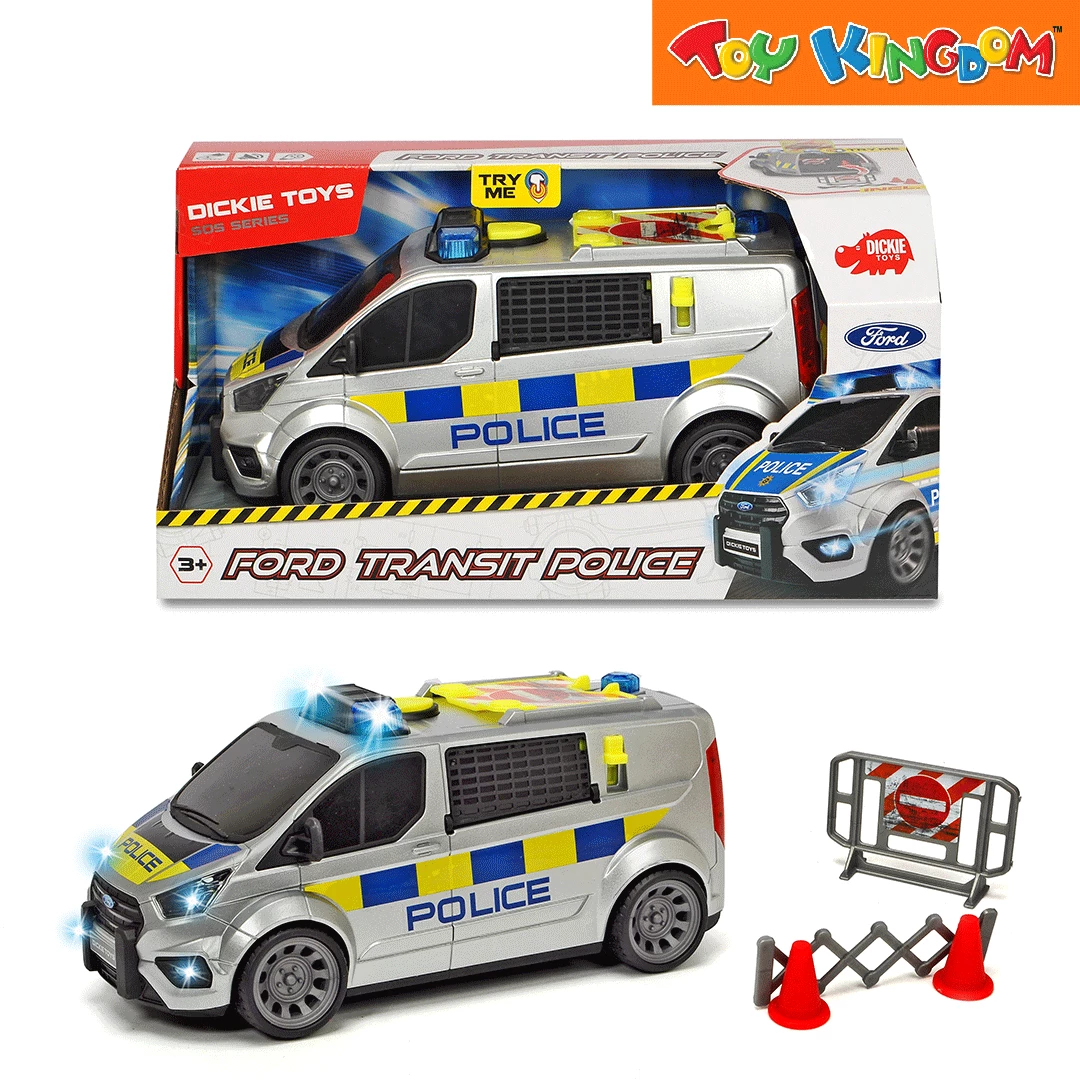 Dickie Toys Ford Transit Police Vehicle 2 Dickie Toys Ford Transit Police Vehicle - Image 2