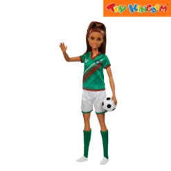Barbie Brunette Soccer Doll -Toy Haven Shop TK 39082956 Barbie Brunette Soccer Doll DETAIL
