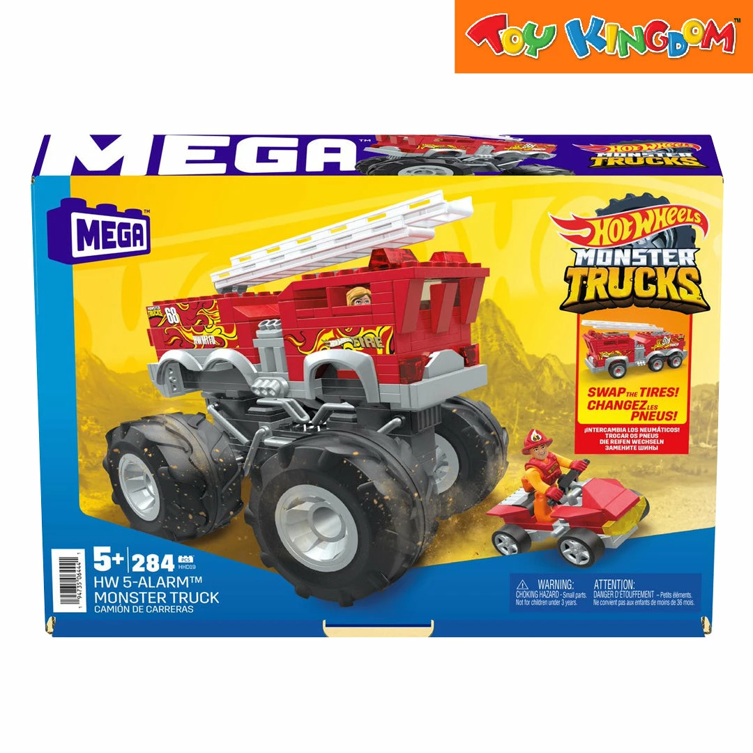 Hot Wheels Megabloks 5 Alarm Fire Truck Playset 1 Hot Wheels Megabloks 5 Alarm Fire Truck Playset