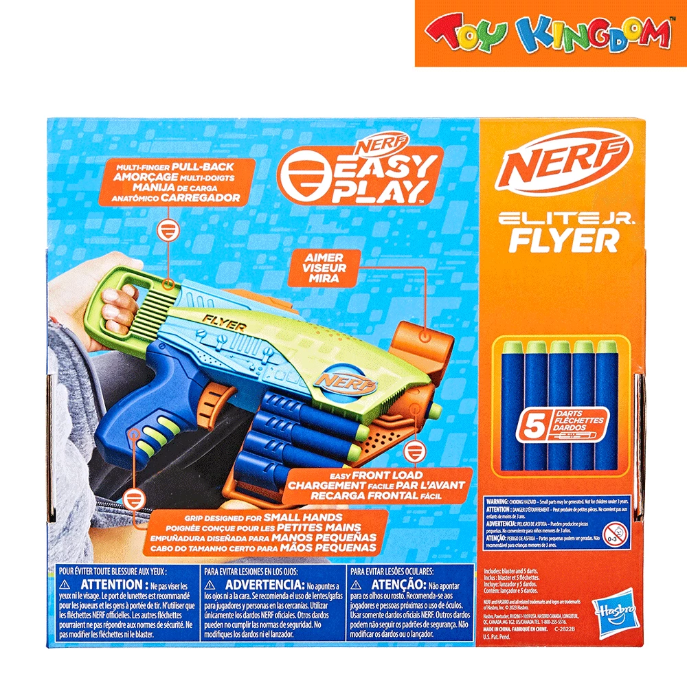 Nerf Elite Jr. Flyer Blaster 3 Nerf Elite Jr. Flyer Blaster - Image 3