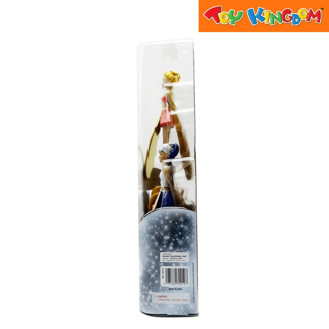 Lansay Sky Dancers Golden Glam & Silver Star 2 Pack Flying Doll 2 Lansay Sky Dancers Golden Glam & Silver Star 2 Pack Flying Doll - Image 2