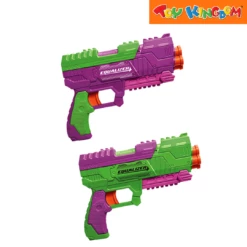 Buzz Bee Air Warriors Equalizer 2 Pack Blaster -Toy Haven Shop TK 39085705 Buzz Bee Air Warriors Equalizer 2pack Blaster Gun SIDE