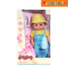 Dilly Dolly Baby Dolly Yellow Shirt And Blue Jumper Doll