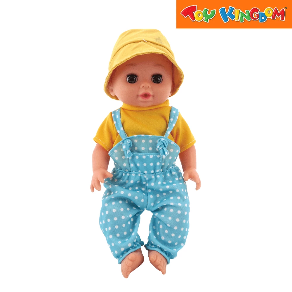 Dilly Dolly Baby Dolly Yellow Shirt And Blue Jumper Doll 4 Dilly Dolly Baby Dolly Yellow Shirt And Blue Jumper Doll - Image 4