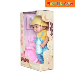 Dilly Dolly Baby Dolly Yellow Shirt And Blue Jumper Doll 6 Dilly Dolly Baby Dolly Yellow Shirt And Blue Jumper Doll -Toy Haven Shop TK 39086026 88006E SIDE2