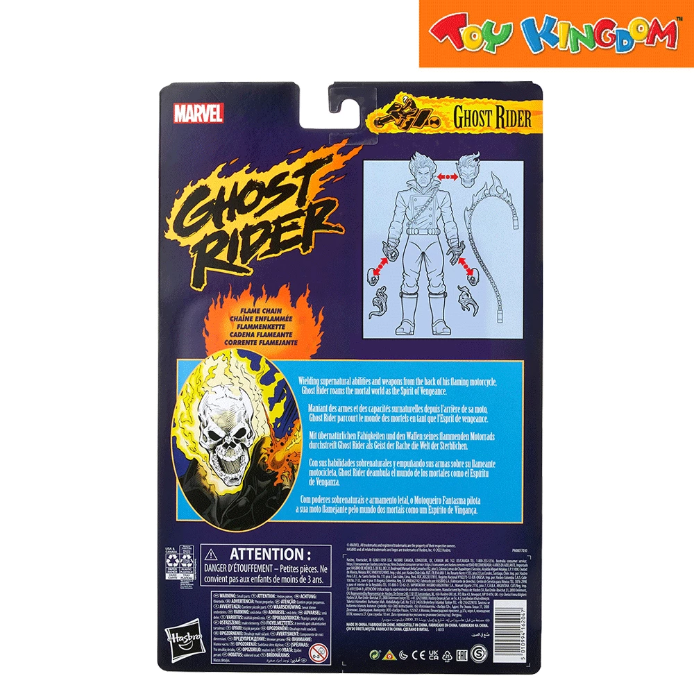 Marvel Legends Yellow 12 Ghost Rider Action Figure 4 Marvel Legends Yellow 12 Ghost Rider Action Figure - Image 4