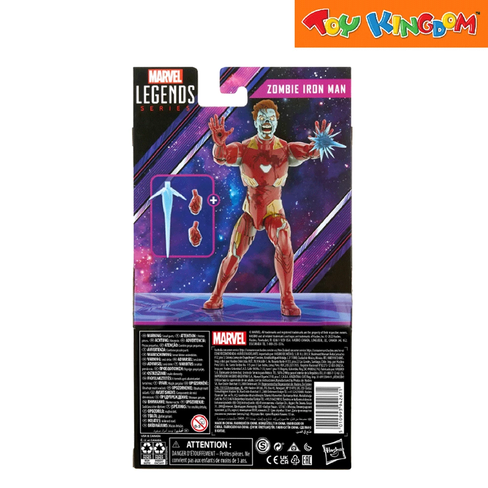 Marvel Legends Series Build-A-Figure Konshu Zombie Iron Man Action Figure 2 Marvel Legends Series Build-A-Figure Konshu Zombie Iron Man Action Figure - Image 2