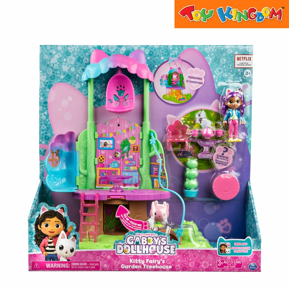 Gabby's Dollhouse Kitty Fairy's Garden Treehouse Playset 1 Gabby's Dollhouse Kitty Fairy's Garden Treehouse Playset