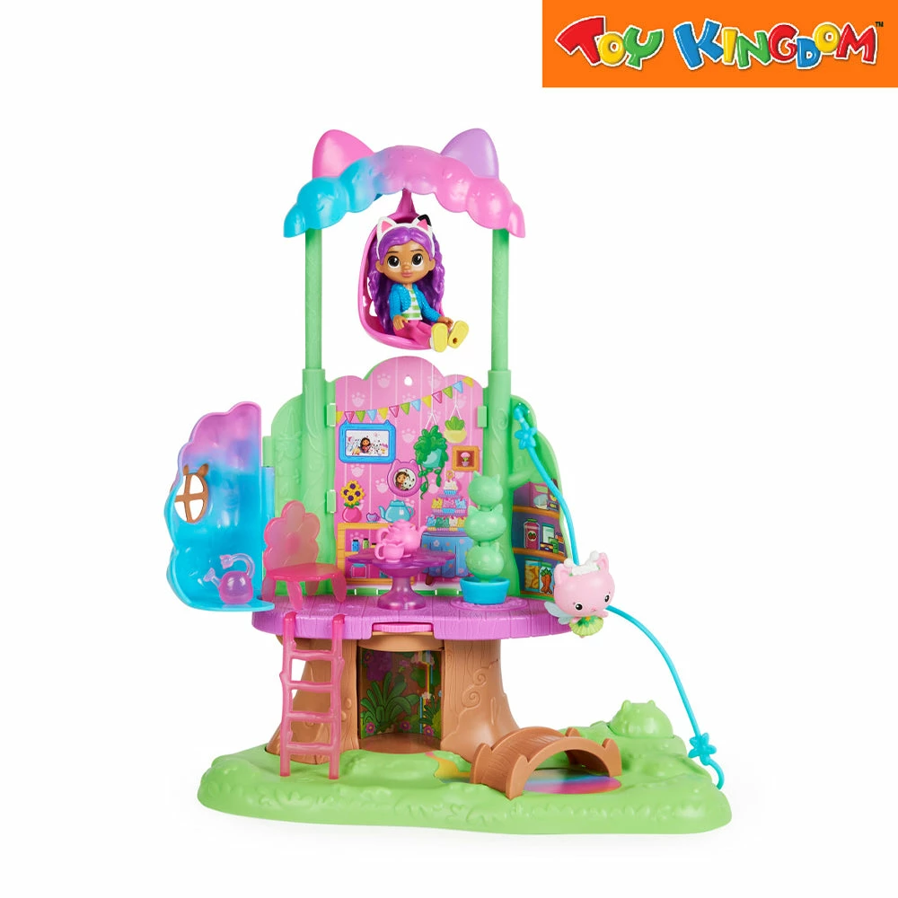 Gabby's Dollhouse Kitty Fairy's Garden Treehouse Playset 2 Gabby's Dollhouse Kitty Fairy's Garden Treehouse Playset - Image 2