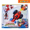 Disney Jr. Marvel Spidey And His Amazing Friends Miles Morales Spider-Man Glow Tech Techno-Racer
