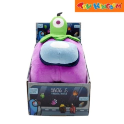 Among Us Huggable Plush Purple With Green Stuffed Toy