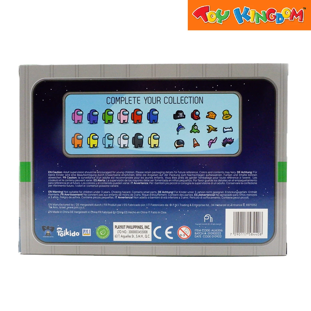 Among Us Purple, Yellow, Blue, Orange, Green, And Gray 6 Pack Mini Action Figures 2 Among Us Purple, Yellow, Blue, Orange, Green, And Gray 6 Pack Mini Action Figures - Image 2