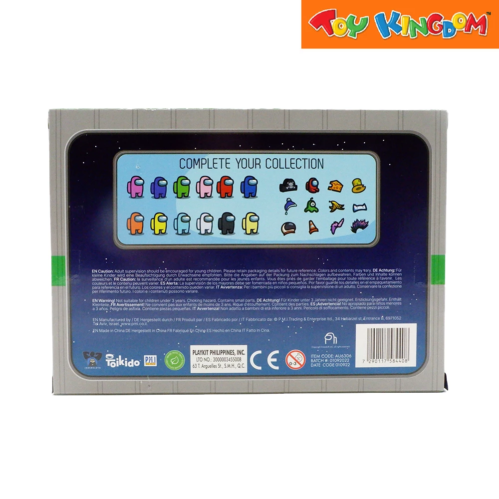 Among Us Black, Pink, Green, Orange, Yellow And Gray 6 Pack Mini Action Figures 2 Among Us Black, Pink, Green, Orange, Yellow And Gray 6 Pack Mini Action Figures - Image 2