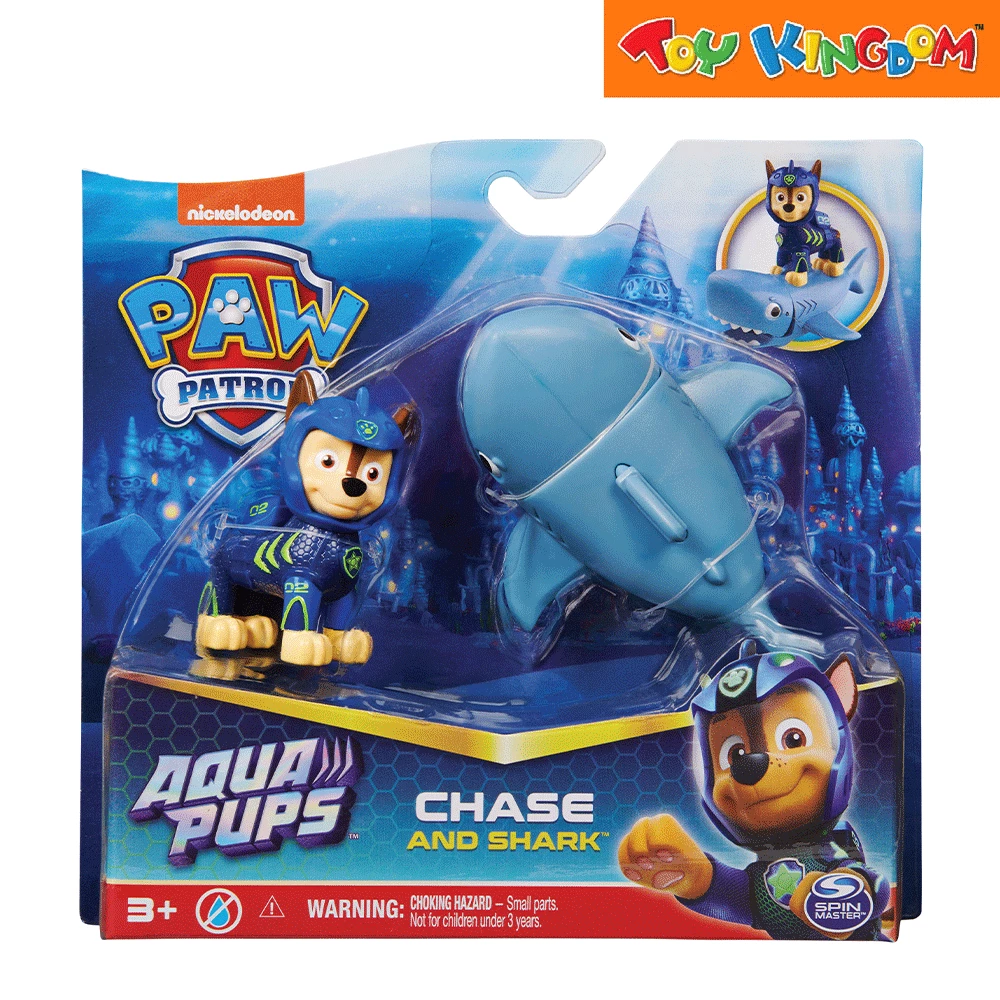 Paw Patrol Aqua Pups Chase And Shark Playset 1 Paw Patrol Aqua Pups Chase And Shark Playset
