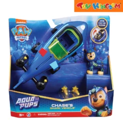 Paw Patrol Aqua Pups Chase's Shark Vehicle Playset