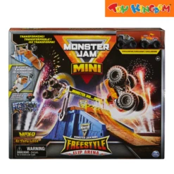 Monster Jam Mini Freestyle Flip Arena