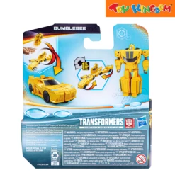 Transformers Earthspark Terran 1 Step Flip Bumblebee Action Figure 7 Transformers Earthspark Terran 1 Step Flip Bumblebee Action Figure -Toy Haven Shop TK 39091417 F6717 PKT BACK