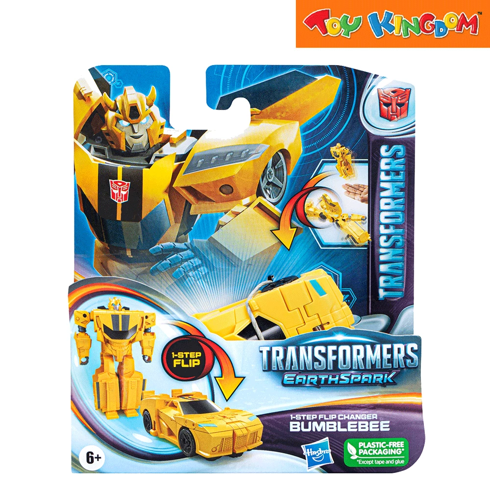 Transformers Earthspark Terran 1 Step Flip Bumblebee Action Figure 1 Transformers Earthspark Terran 1 Step Flip Bumblebee Action Figure