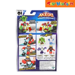 Akedo S3 Power Storm Battle Giants Tremor Fist Tailwhip Action Figure -Toy Haven Shop TK 39091544 7MOI 15155 EDC BACK