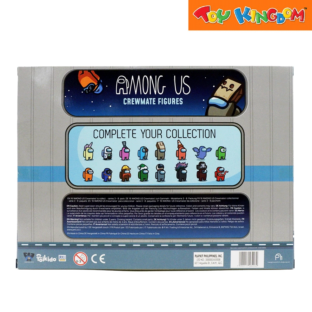 Among Us Crewmate Pink 8 Pack Figures 3 Among Us Crewmate Pink 8 Pack Figures - Image 3