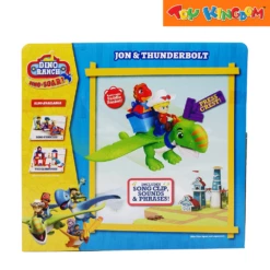 Dino Ranch Jon And Thunderbolt Playset -Toy Haven Shop TK 39091961 DNR0072 PKT BACK