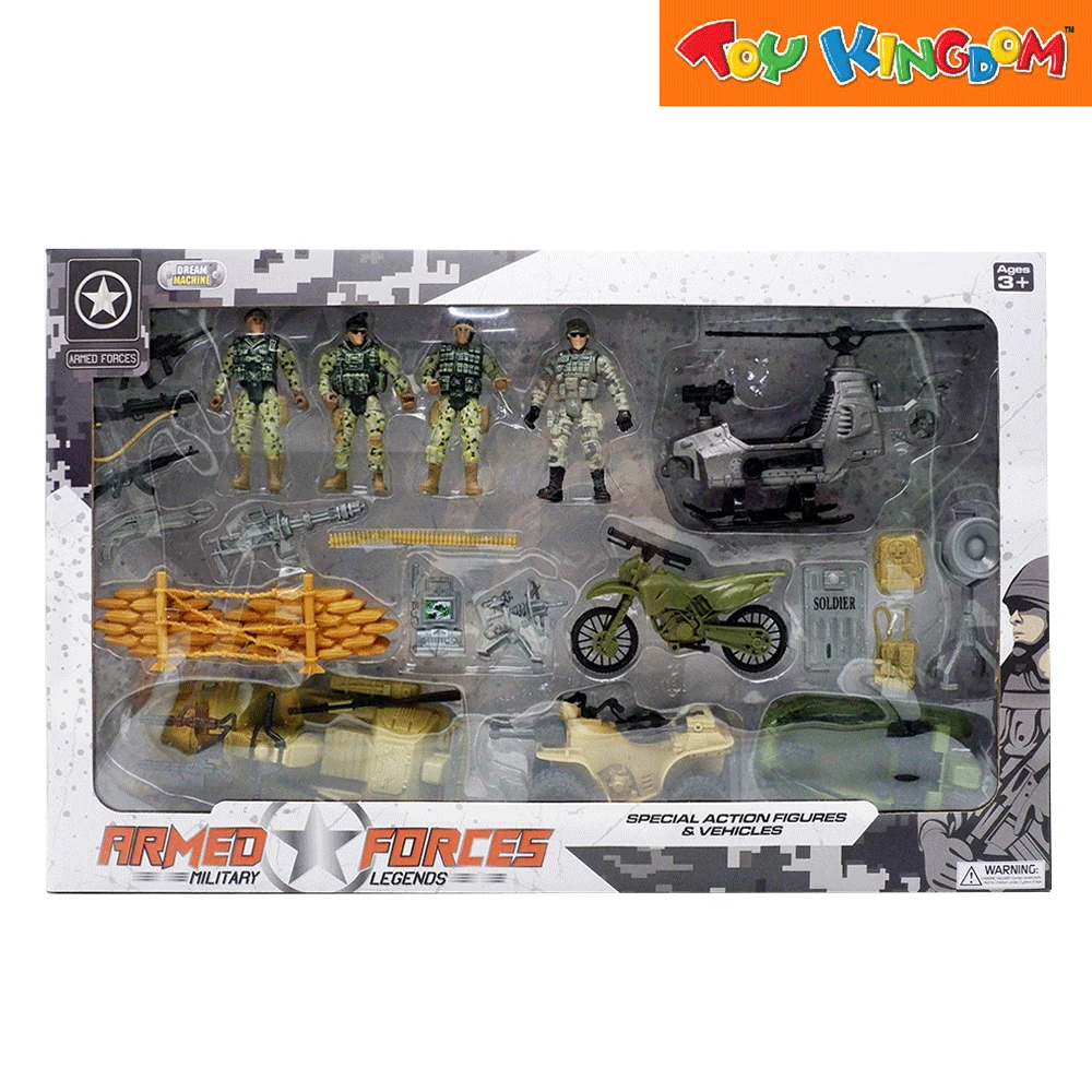 Dream Machine Armed Forces Military Legends Playset 1 Dream Machine Armed Forces Military Legends Playset