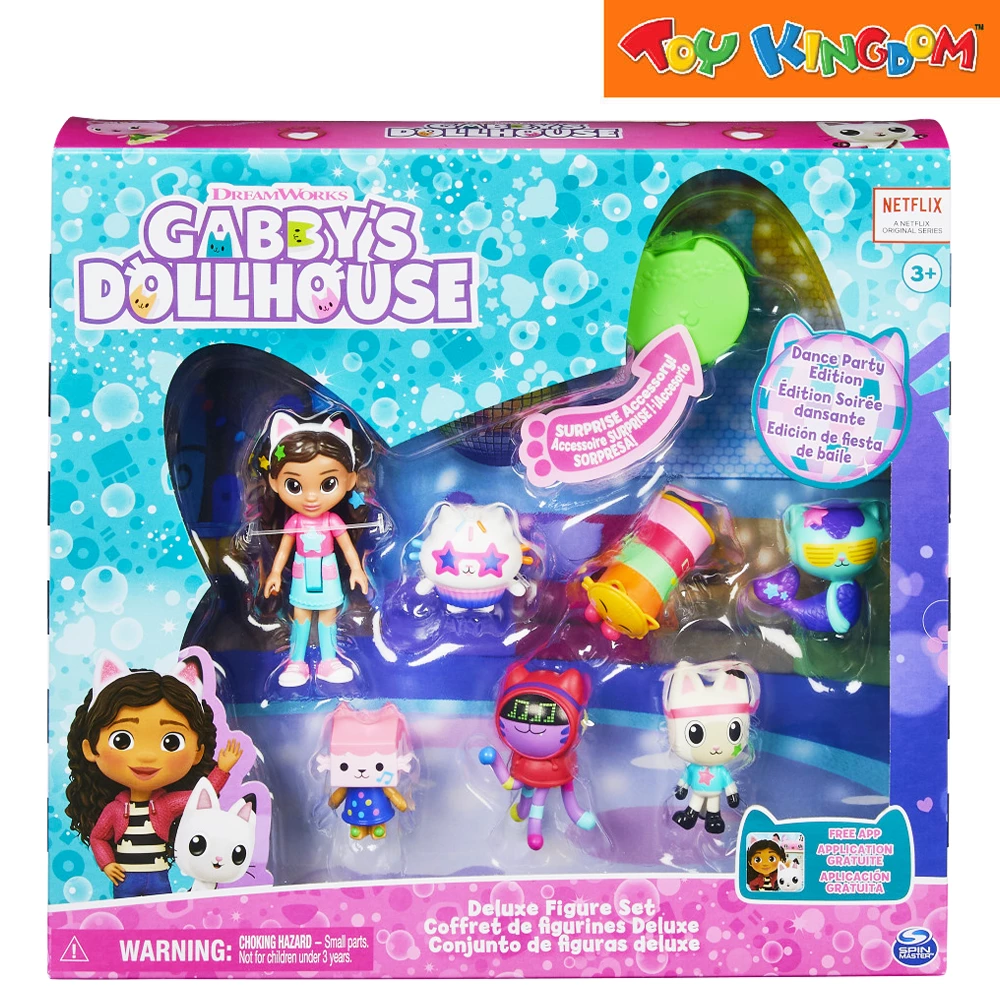 Gabby's Dollhouse Dance Party Theme Deluxe Figure Set 1 Gabby's Dollhouse Dance Party Theme Deluxe Figure Set