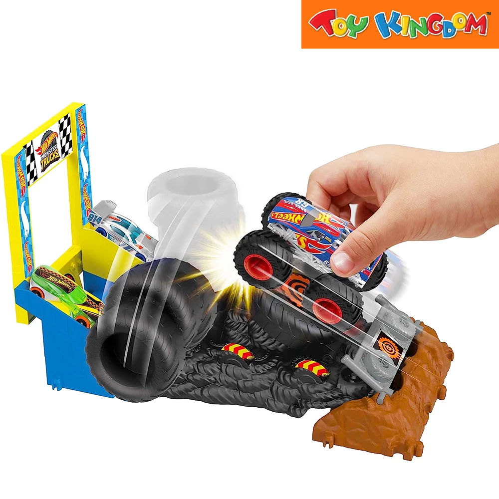 Hot Wheels Monster Trucks Arena World: Entry Challenge - Smash Race Playset 3 Hot Wheels Monster Trucks Arena World: Entry Challenge - Smash Race Playset - Image 3