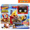 Hot Wheels Monster Trucks Arena World: Entry Challenge - 5-Alarm Smash Playset