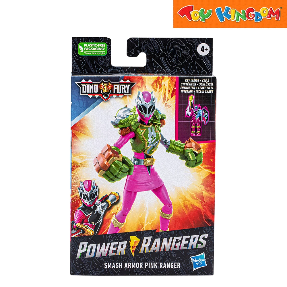 Power Rangers Dino Fury Smash Armor Pink Ranger Action Figure 1 Power Rangers Dino Fury Smash Armor Pink Ranger Action Figure