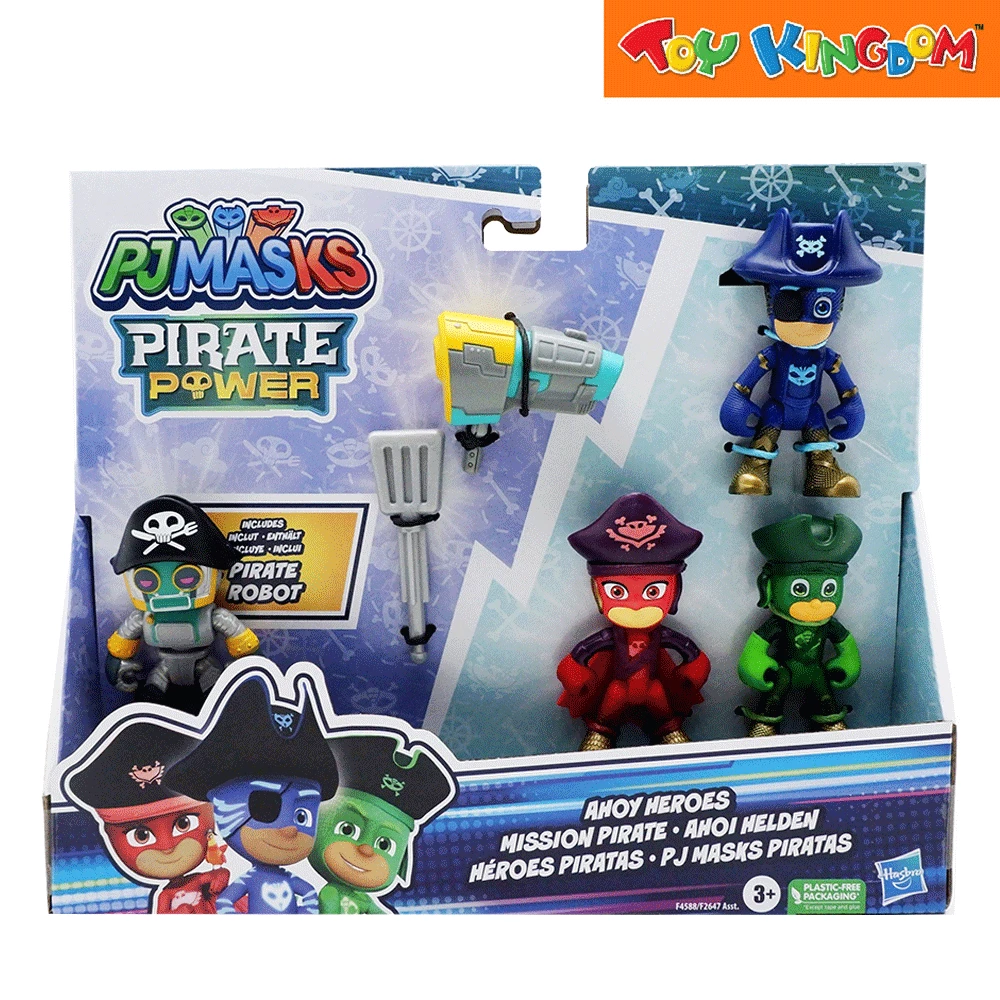 PJ Masks Pirate Power Ahoy Heroes 4 Pack Action Figures 1 PJ Masks Pirate Power Ahoy Heroes 4 Pack Action Figures