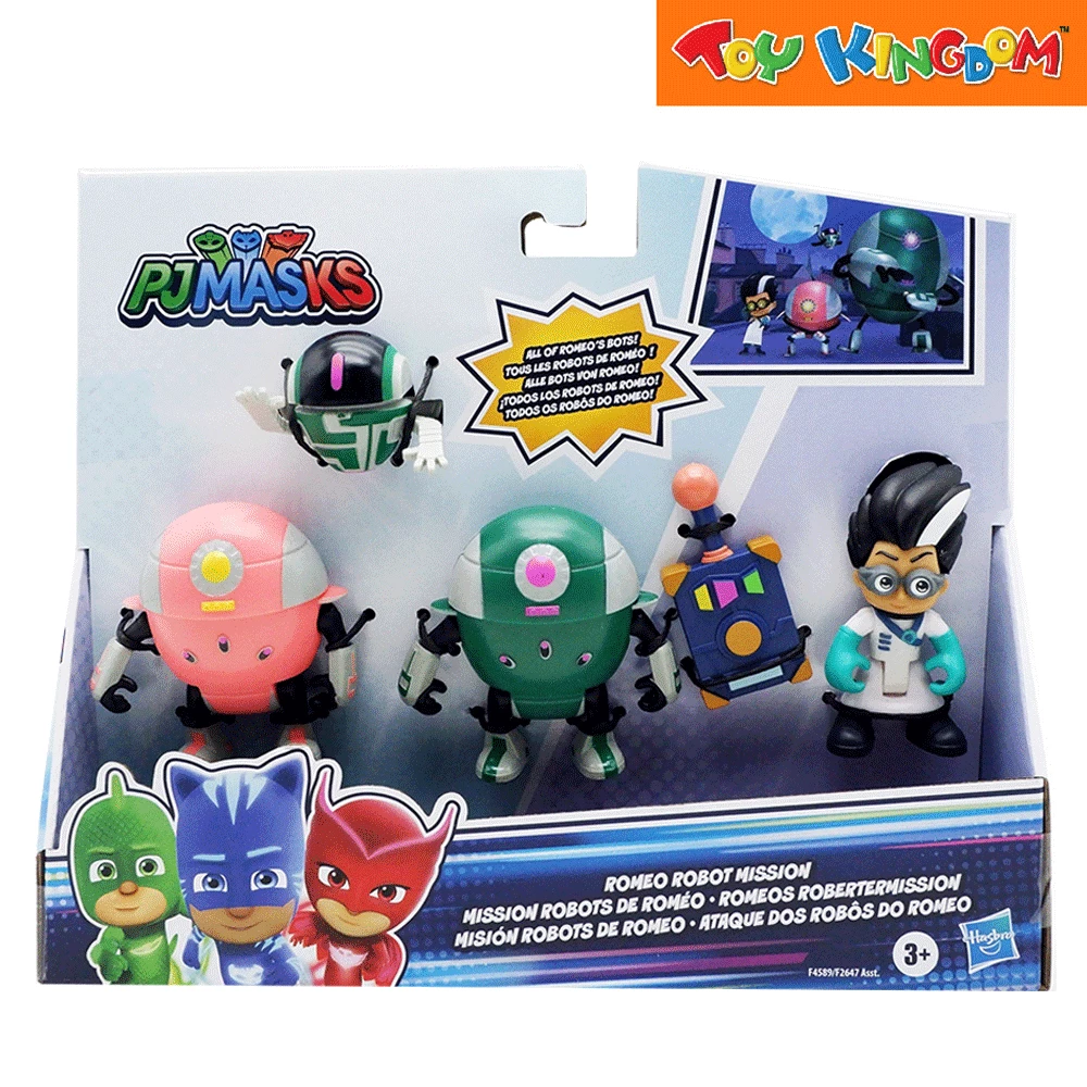 PJ Masks Romeo Robot Mission 4 Pack Action Figures 1 PJ Masks Romeo Robot Mission 4 Pack Action Figures