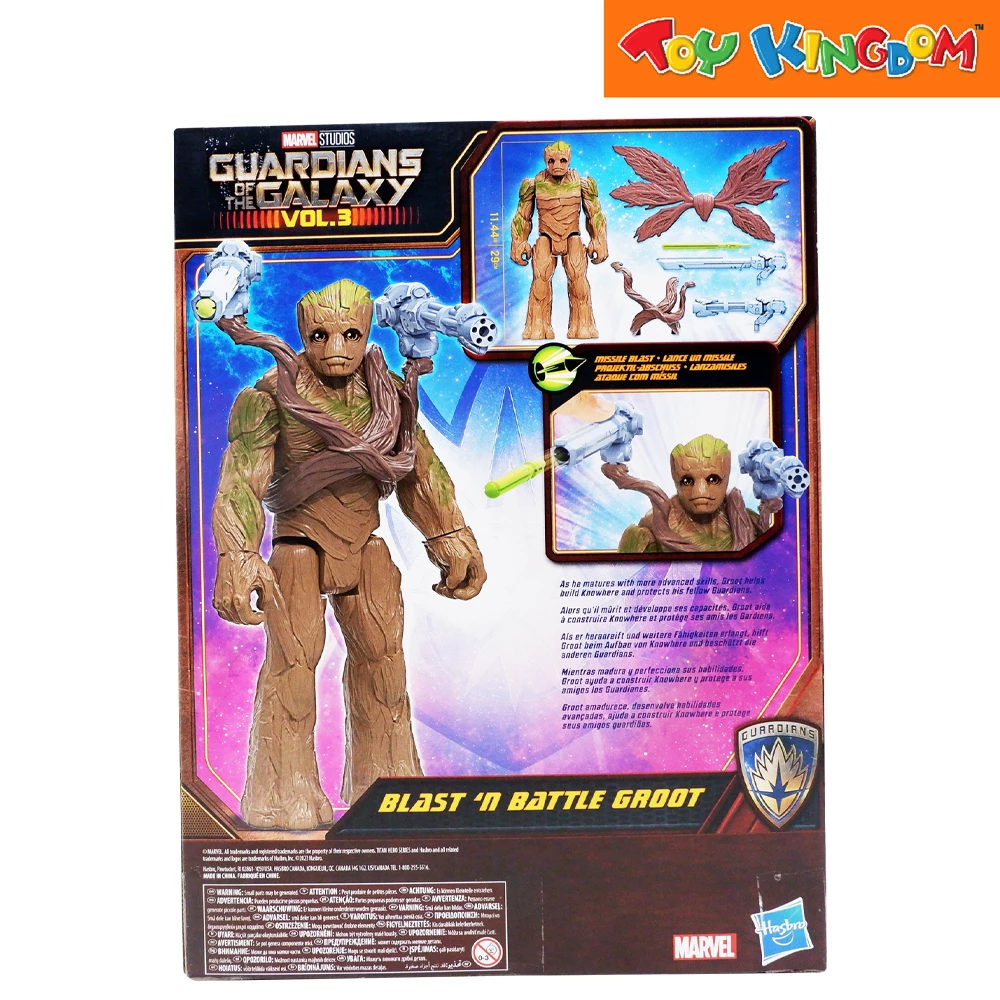 Marvel Guardians Of The Galaxy Titan Hero Series Vol. 3 Blast 'n Battle Groot 3 Marvel Guardians Of The Galaxy Titan Hero Series Vol. 3 Blast 'n Battle Groot - Image 3