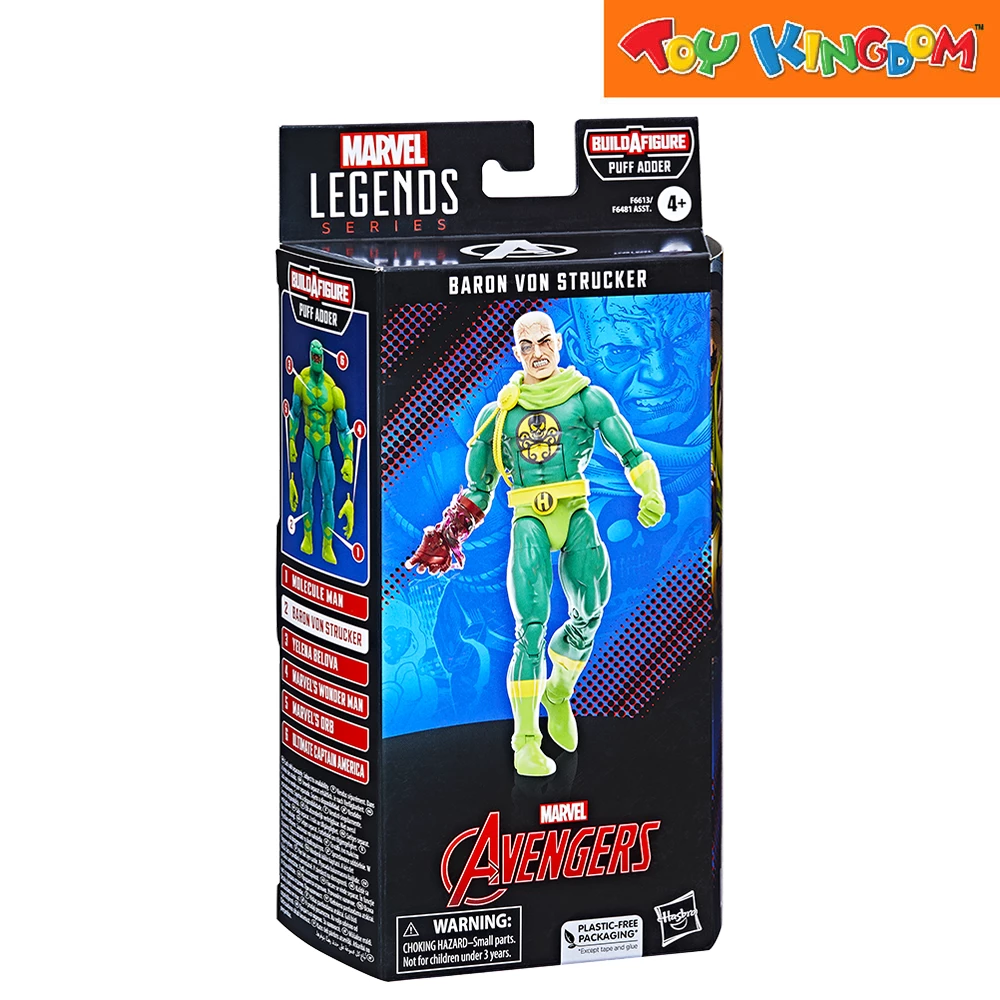 Marvel Avengers Legend Series Build-A-Figure Puff Adder Baron Von Strucker Action Figure 2 Marvel Avengers Legend Series Build-A-Figure Puff Adder Baron Von Strucker Action Figure - Image 2