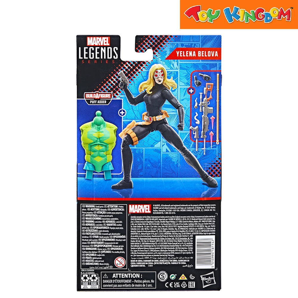 Marvel Avengers Legend Series Build-A-Figure Puff Adder Yelena Belova Action Figure 3 Marvel Avengers Legend Series Build-A-Figure Puff Adder Yelena Belova Action Figure - Image 3