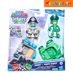 Pj Mask Battle Racers Pirate Power Gekko And Pirate Robot Action Figure