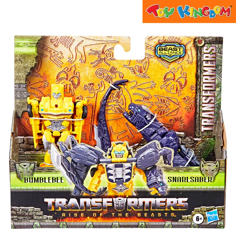 Transformers Rise Of The Beasts Beast Alliance Bumblebee & Snarlsaber Action Figure 1 Transformers Rise Of The Beasts Beast Alliance Bumblebee & Snarlsaber Action Figure