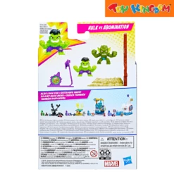 Marvel Stunt Squad Hulk Vs Abomination Action Figures -Toy Haven Shop TK 39097566F7066 PKT BACK